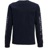 Coolcat - Longsleeve - Donkerblauw - New Rebellion Print Randy