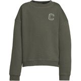 Coolcat - Tyler - Oversized Fleece Sweatshirt - Khaki
