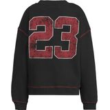 Coolcat - Scott - Oversized Fleece Sweater - Donkergrijs