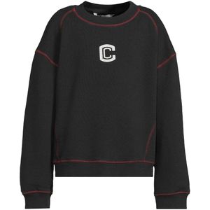 Coolcat - Scott - Oversized Fleece Sweater - Donkergrijs