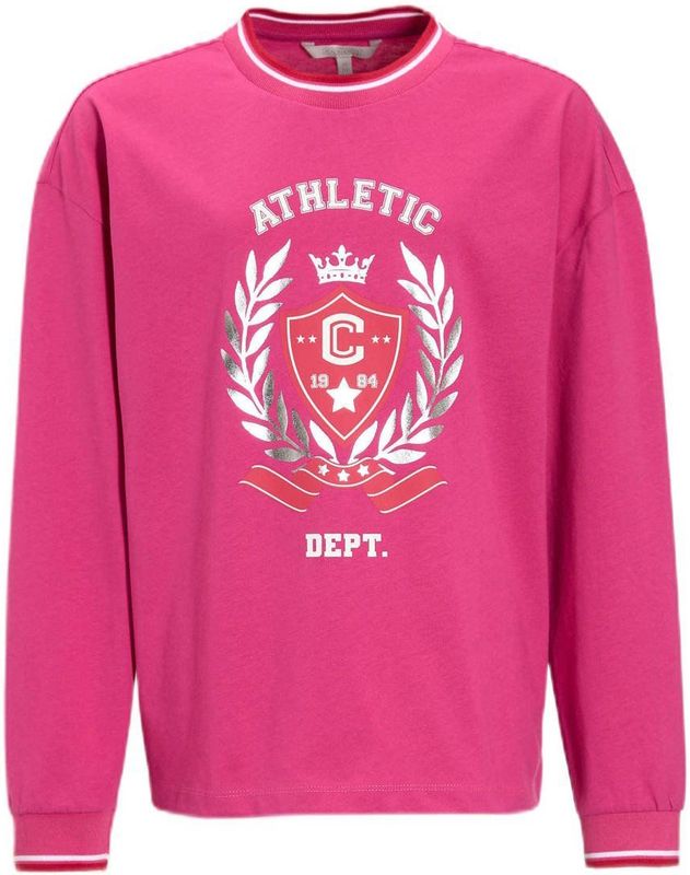 Coolcat - Longsleeve - Roze - Oversized met 1984 Printopdruk