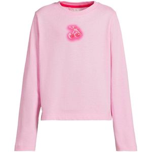 Coolcat - Longsleeve - Lichtroze - Glow Mode Print Maria