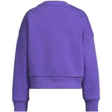Coolcat - Sanne - Fleece Sweater - Paars - Boxy Fit - Kersen Printopdruk