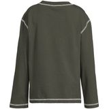 Coolcat - Danny - Longsleeve - Khaki - Ronde Hals - Lange Mouwen