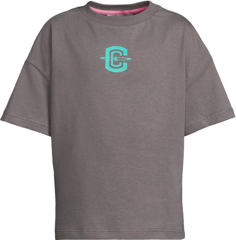 Coolcat - T-shirt - Grijs - Esmee - Met Beer Printopdruk