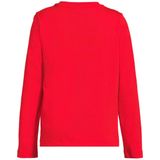 Anytime - Longsleeve - Rood - Met Printopdruk - Lange Mouwen - Ronde Hals