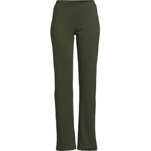 Anytime - Flared Broek - Khaki - Jacquard Panterprint