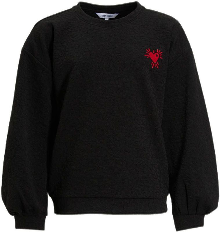 Anytime - Sweater - Zacht - Jacquard Panterprint