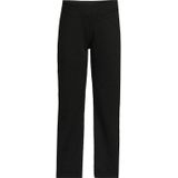 Anytime - Flared Broek - Zwart - Jacquard Panterprint