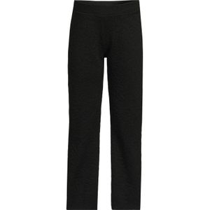 Anytime - Flared Broek - Zwart - Jacquard Panterprint