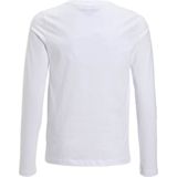 Anytime - Longsleeve - Wit - Met Printopdruk - Ronde Hals - Lange Mouwen