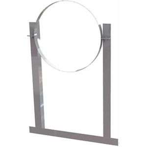 Aluminium dakbeugel voor buis Ã˜ 160 mm