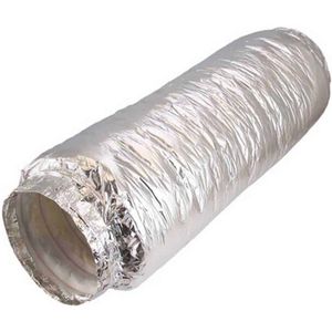 Flexibele geluiddemper non-woven met aansluiting diameter: 250 mm lengte 1000mm