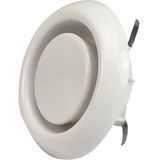 Kunststof Afvoer Ventilatie Ventiel - Wit - AVP-C100 - Ø 100 mm