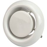 Kunststof Afvoer Ventilatie Ventiel - Wit - AVP-C100 - Ø 100 mm