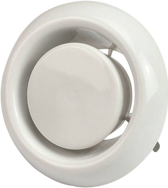 Kunststof Afvoer Ventilatie Ventiel - Wit - AVP-C100 - Ø 100 mm