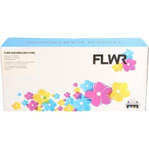 FLWR - Toner - Zwart - Geschikt voor HP - 2500 Pagina's