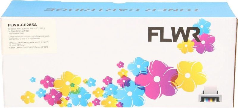 FLWR HP 35A / 36A zwart (FLWR-CB435A) - Toners - Huismerk (compatible)