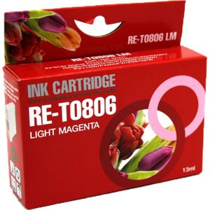 Huismerk - T0806 - Inktcartridge - Licht Magenta