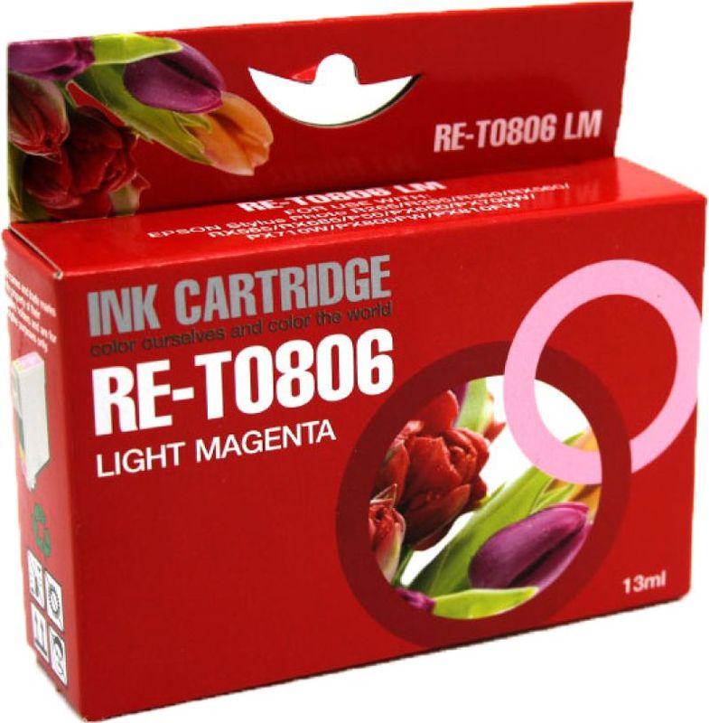 Huismerk - T0806 - Inktcartridge - Licht Magenta