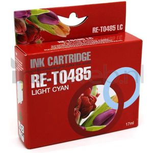 Huismerk - T0485 - Inktcartridge - Licht Cyaan - Huismerk (compatible)