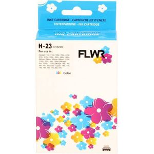 FLWR - HP 23 - Inktcartridge - Kleur - Huismerk