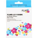 FLWR Brother LC-980BK zwart (FLWR-LC980BK) - Inktcartridge - Huismerk (compatible)