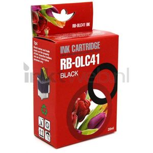 Huismerk - Brother LC-900BK - Inktcartridge - Zwart - Compatibel