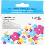 FLWR - Epson T0714 - Inktcartridge - Geel - Compatible XXL