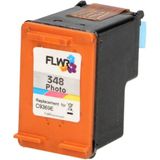 FLWR HP 348 foto kleur (FLWR-C9369) - Inktcartridge - Huismerk (remanufactured)
