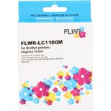 FLWR Brother LC-1100M magenta (FLWR-LC1100M) - Inktcartridge - Huismerk (compatible)