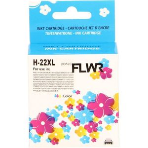 FLWR HP 22XL kleur (FLWR-C9352) - Inktcartridge - Huismerk (remanufactured)