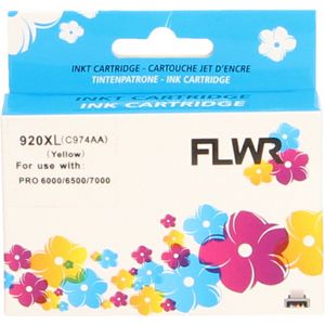 FLWR - Inktcartridge - 920XL - Geel - 1500 Pagina's - Geschikt voor HP