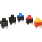 FLWR - LC-900 Multipack - Inktcartridge - Zwart en Kleur - Huismerk