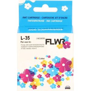 FLWR - Lexmark 35XL - Inktcartridge - Kleur - Huismerk