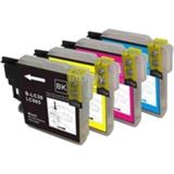 FLWR - LC-985 Multipack - Inktcartridge - Zwart en Kleur - Huismerk