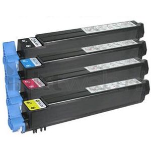 Huismerk - Oki C9600/C9650/C9800 - Toners - Cyaan - Compatibel - Inhoud 15.000 pagina's