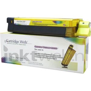 Huismerk - Oki C3xxx / C5xxx - Toner - Geel - Compatibel
