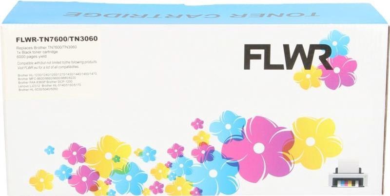 FLWR - Toner / TN-3060 / Zwart - Geschikt voor Brother