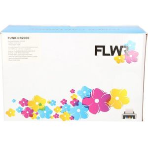 FLWR Brother DR-2000 zwart (FLWR-DR2000) - Drum - Huismerk (compatible)