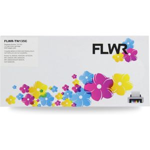 FLWR - TN-135 - Toner - Cyaan - Geschikt voor Brother