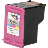 FLWR - Inktcartridge / 901XL / Kleur - Geschikt voor HP