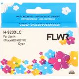 FLWR HP 920XL cyaan (FLWR-CD972) - Inktcartridge - Huismerk (remanufactured)