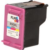 FLWR HP 300XL kleur (FLWR-CC644E) - Inktcartridge - Huismerk (remanufactured)