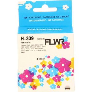 FLWR - Inktcartridge / 339 / Zwart - Geschikt voor HP