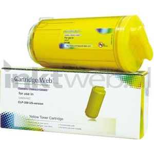 Huismerk - Samsung CLP-350Y - Toner - Geel - Remanufactured - 2.000 pagina's