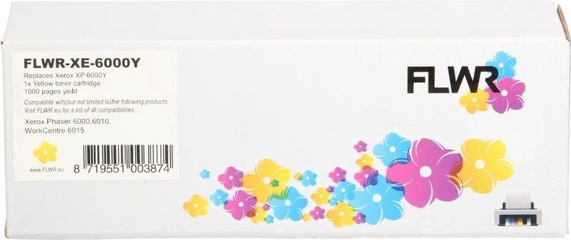FLWR - Xerox Phaser 6000 / 6010 - Toner - Geel - Huismerk (compatible)