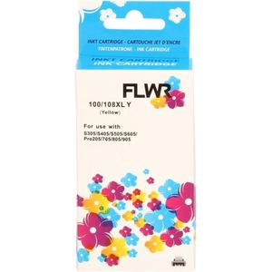 FLWR Lexmark 100XL geel (FLWR-14N1071E) - Inktcartridge - Huismerk (remanufactured)