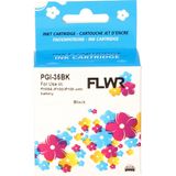 FLWR Canon PGI-35 BK zwart (FLWR-PGI-35BK) - Inktcartridge - Huismerk (compatible)