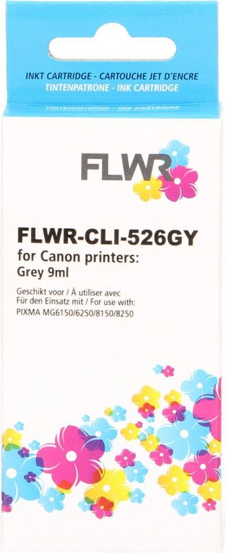 FLWR - CLI-526GY - Inktcartridge - Grijs - Huismerk (compatible)